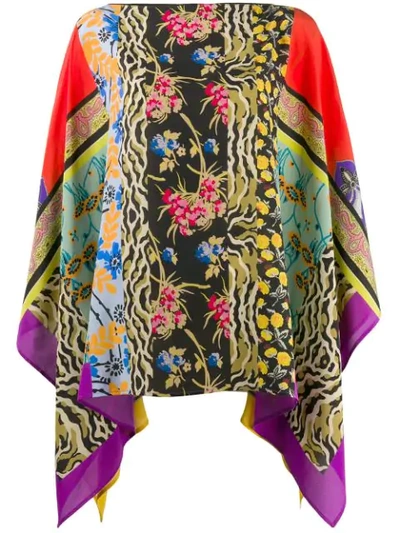 Shop Etro Floral Print Tunic In 600