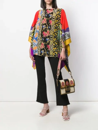 Shop Etro Floral Print Tunic In 600