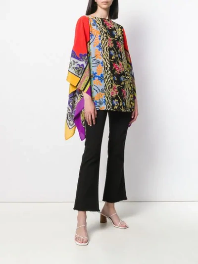 Shop Etro Floral Print Tunic In 600