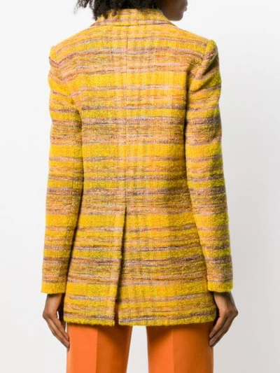 Shop Missoni 4-button Double-breasted Jacket - Yellow