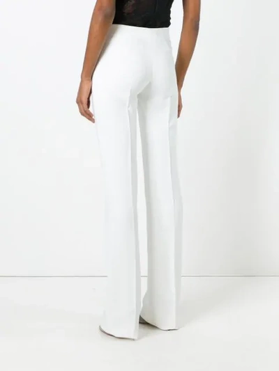 Shop Antonio Berardi Tailored High-waisted Trousers - White