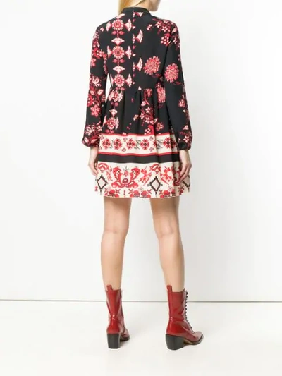 Shop Red Valentino Minikleid Mit Schluppe In Black