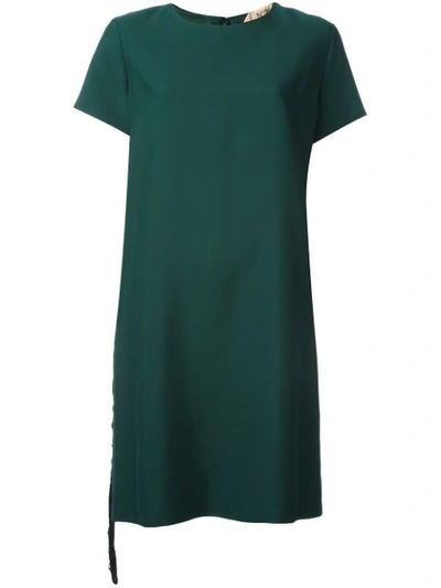 Shop N°21 Nº21 Stone Embellished Dress - Green