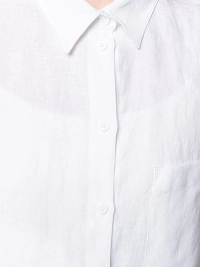 Shop Asceno Boyfriend Oversized Shirt In White