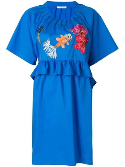 Shop Vivetta Alamak Dress In Blue