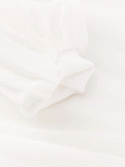 Givenchy Long Sleeve Silk Blouse Off-white In White