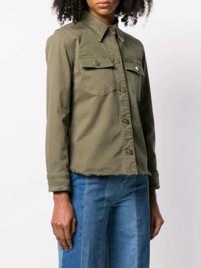 Shop Frame Field Jacket In Green