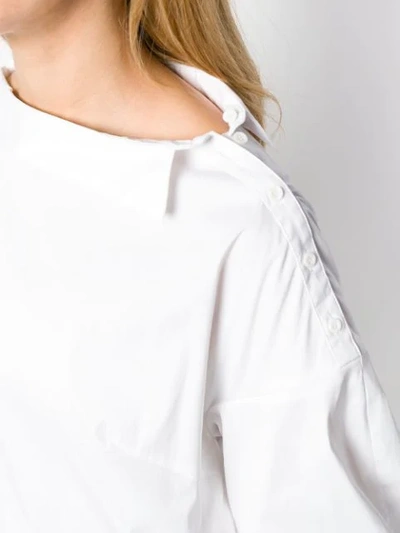 Shop Enföld Puff Sleeve Blouse In White