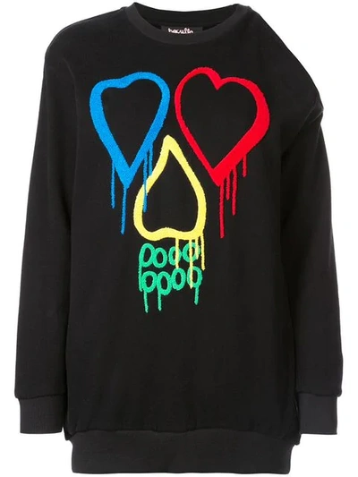 Haculla Cut Out Sweatshirt In Black