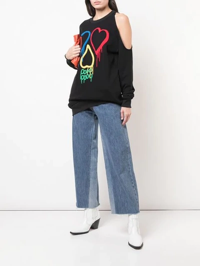 Haculla Cut Out Sweatshirt In Black