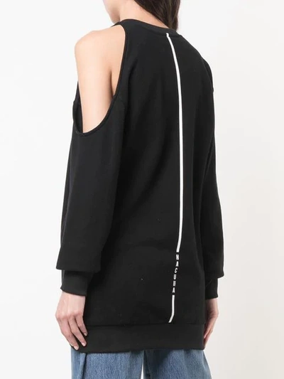 Shop Haculla Cut Out Sweatshirt In Black