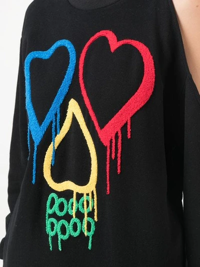 Haculla Cut Out Sweatshirt In Black