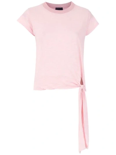 ANDREA BOGOSIAN 纯色T恤 - 粉色