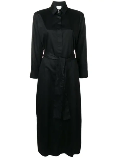 Shop Forte Forte Black Shirt Dress