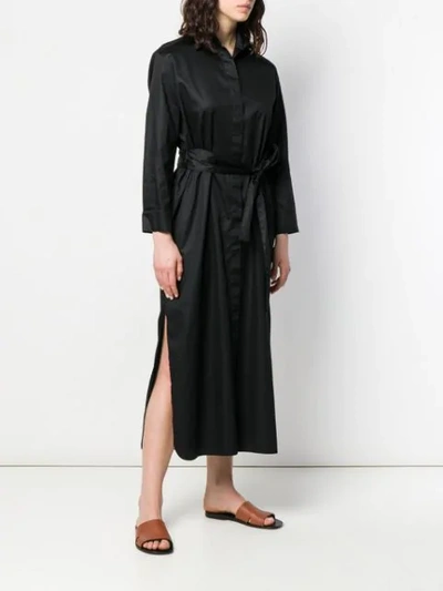 Shop Forte Forte Black Shirt Dress