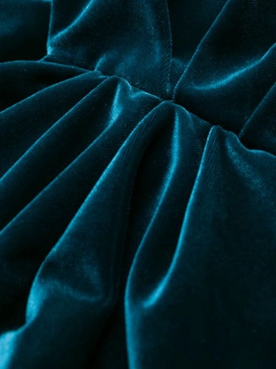 Shop Alexandre Vauthier Wrap Mini Skirt In Blue
