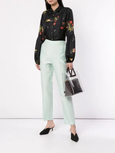 Shop Macgraw Non Chalant Trousers In Green