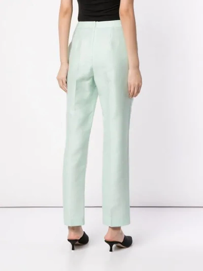 Shop Macgraw Non Chalant Trousers In Green