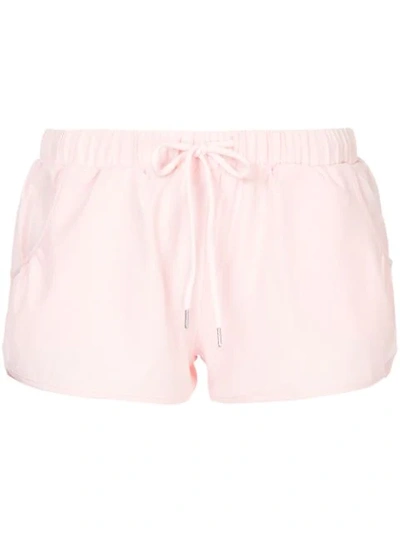 Shop The Upside Drawstring Running Shorts In Pink
