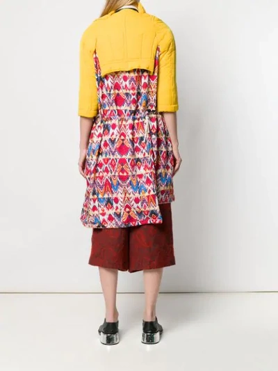 Pre-owned Comme Des Garçons Docking Puff Coat In Yellow