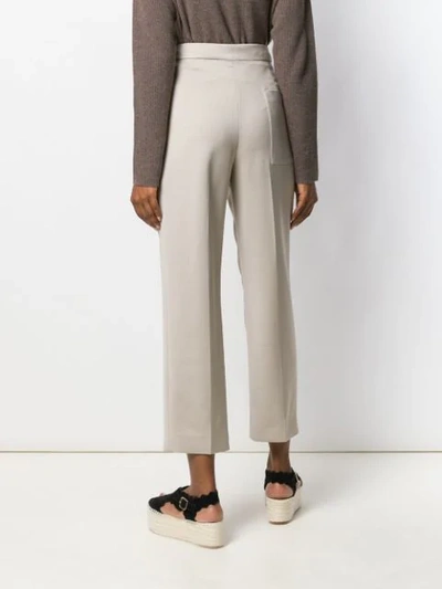 Shop Joseph Straight-leg Trousers In Neutrals