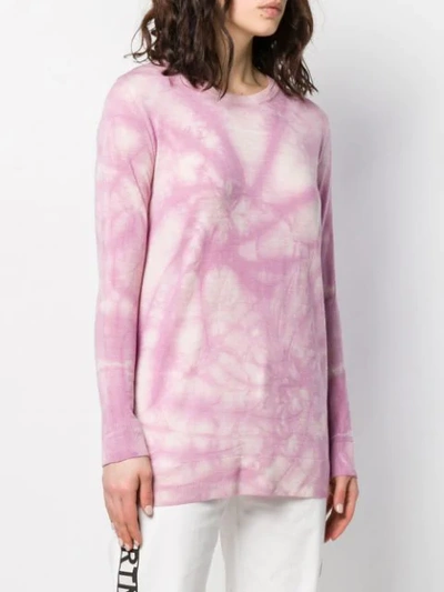Shop Stella Mccartney Tie-dye Sweatshirt In Purple
