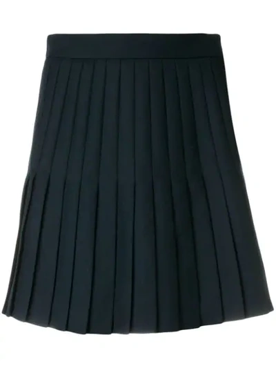 Shop Thom Browne School Uniform Mini-pleated Miniskirt In 415 Navy