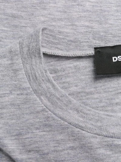 Dsquared2 Grey Cotton T-shirt In Grey
