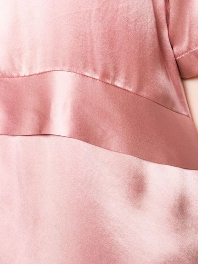 Shop Pinko Belted Blouse In Pink