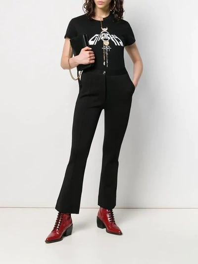 Shop Givenchy Dagger Chain Masculine T-shirt In Black