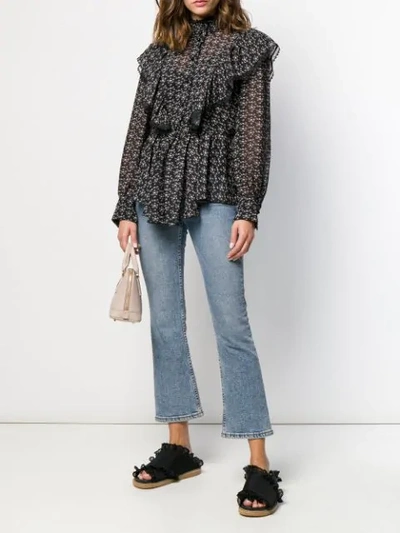 Shop See By Chloé Ruffled Blouse In Black