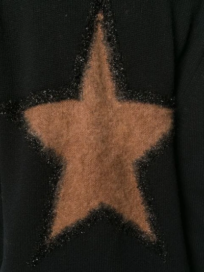 Shop N°21 Nº21 Star Printed Cardigan - Black