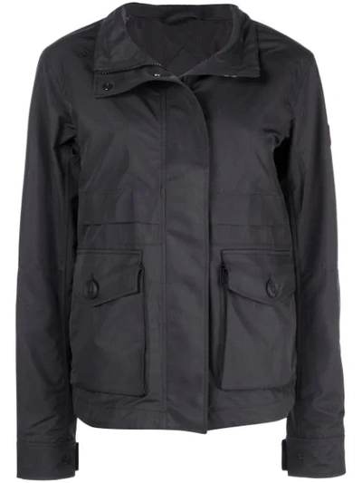 Shop Canada Goose Concealed Zip Jacket In Black