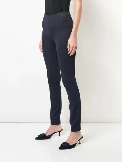 Shop The Row Fitted Leggings In Blue