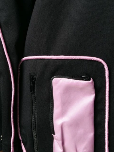 Shop Jeremy Scott Pocket Patch Sweater Dress - Black