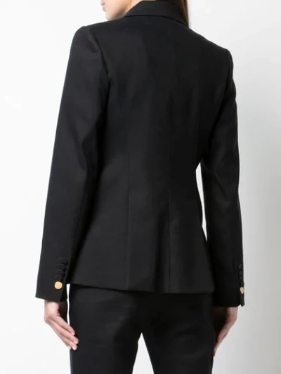 Shop Adam Lippes Double-breasted Blazer In Black