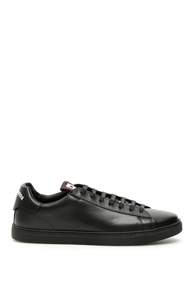Shop Dsquared2 New Tennis Sneakers In Nero Nero (black)
