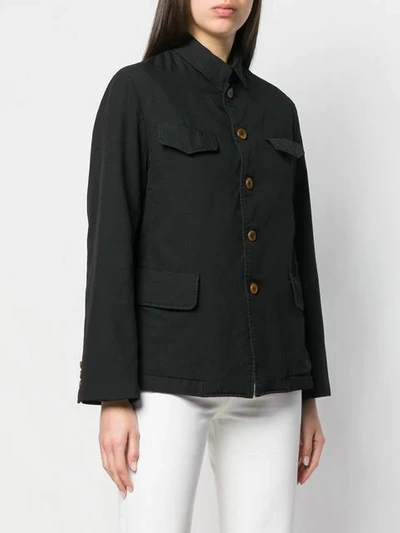 Shop Comme Des Garçons Comme Des Garçons Classic Shirt Jacket In Black