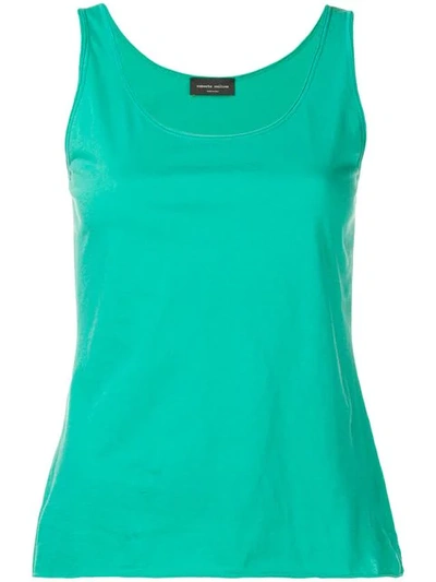 Shop Roberto Collina Scoop Neck Tank Top In Green