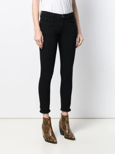 Shop Frame Le Garcon Jeans - Black