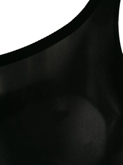 Shop Isabel Marant One Shoulder Swimsuit In Black