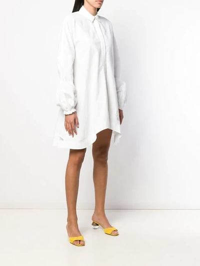 JW ANDERSON BUTTON DOWN PUFF SLEEVE DRESS 