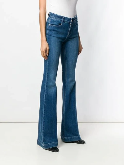 Shop Stella Mccartney Flared Jeans In Blue