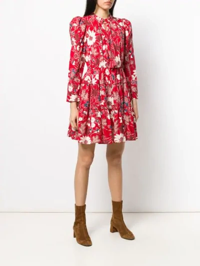 Shop Ulla Johnson Floral Day Dress - Red