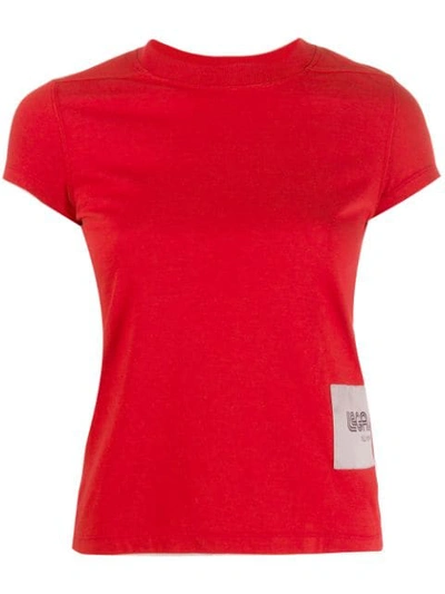 Shop Rick Owens Larry T-shirt - Red