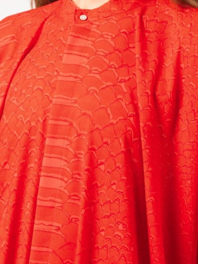 Shop Baja East Side Slit Maxi Dress In Red