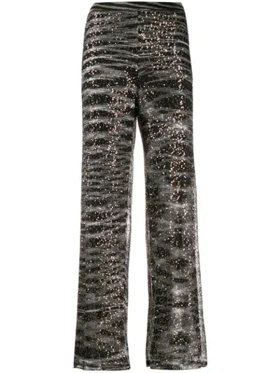 Shop Missoni Sequin Knit Trousers In F900d