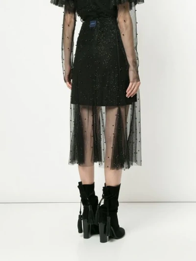 Shop Macgraw Nebulae Skirt In Black