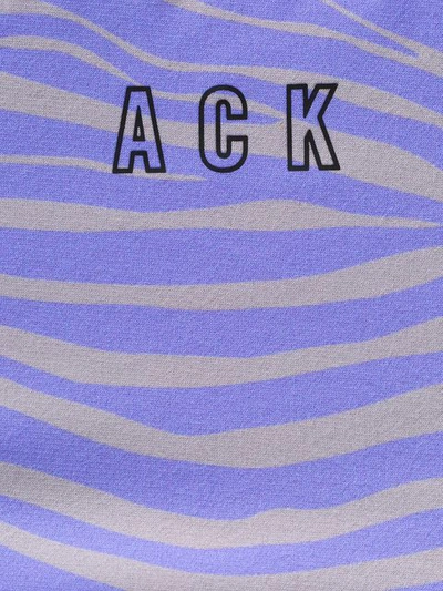 ACK LINEA老虎印花镂空三角形比基尼套装 - 紫色
