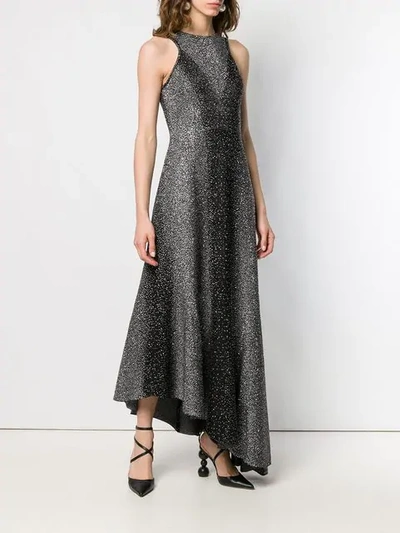 Shop Givenchy Sleeveless Asymmetric Dress In Black